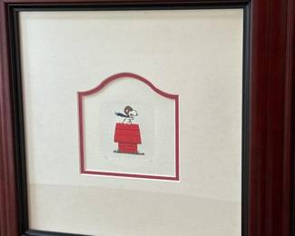 023 snoopyredbaronlimitededitionframed