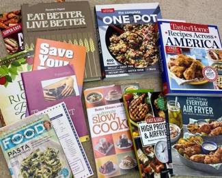 479 cookbookandhealthbooklotairfryers