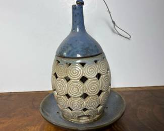 292 handcraftedhangingceramicbirdfeeder