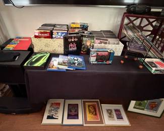 Bose Speakers and Stands; DVD's; Blu-Rays; VHS; Albums; CD's 