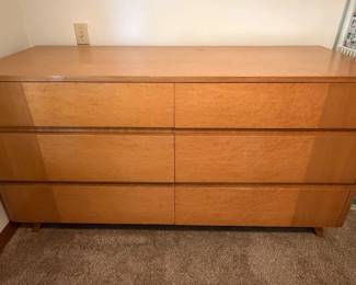 MCM Rway Birdseye Lowboy Dresser