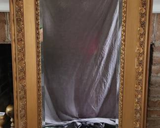Gilt Framed Beveled Glass Mirror