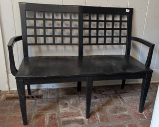 Wooden Settee
