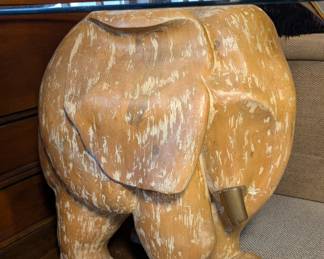 Cerused Oak Elephant Table
