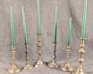 Pewter Candlesticks