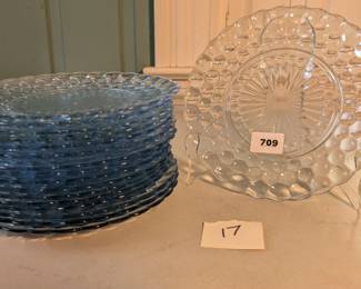 Bubble Sapphire Dinner Plates