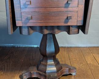 Rosewood Late Classical Sewing Table