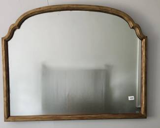 Shaped Gilt Framed Mirror