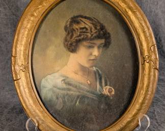 Oval Gilt Framed Portrait