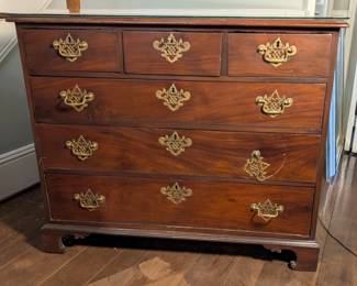 George III 3 Over 3 Chest of Drawers