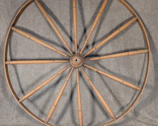 Large Wood Wagon Wheel