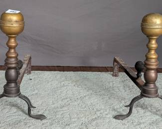Brass Andirons