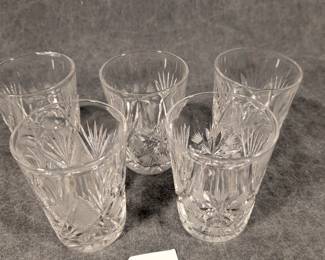 Cut Glass Tumblers