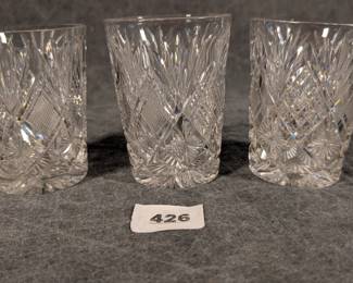 Cut Glass Tumblers