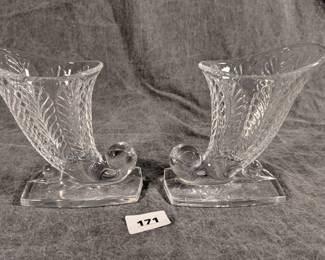 Fostoria Cornucopia Vase