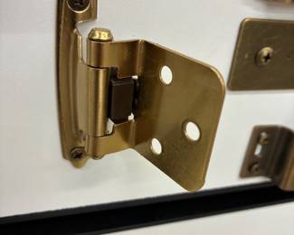 Cabinet door brass hinges