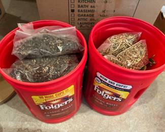 Bags of screws