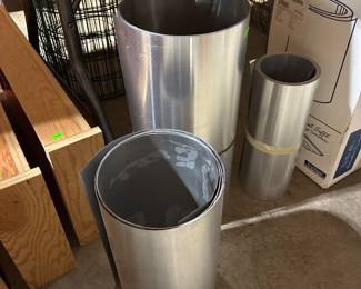 Aluminum flashing, partial rolls