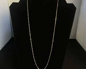 14k Yellow Gold Italy Box Chain Necklace