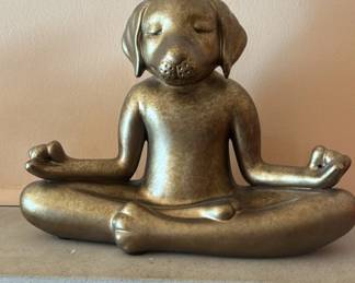 Discontinued Pier 1 Yoga Dog Statue