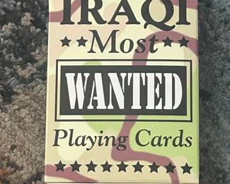 m Iraq Most Wanted Playing Cards