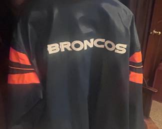 cl Leather Broncos Jacket