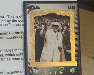 c Babe Ruth Card