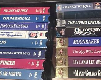 e VHS James Bond