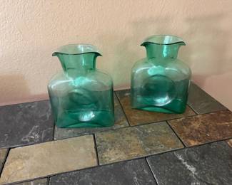 Blenko water bottles