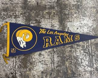 vintage Rams flag