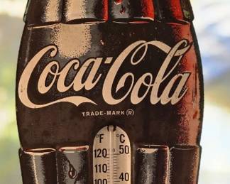 Metal Coca- Cola thermometer