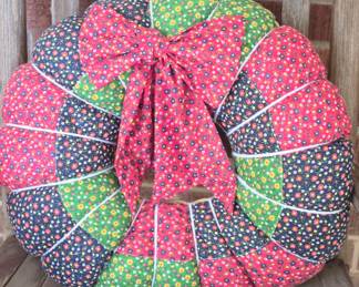 Calico wreath