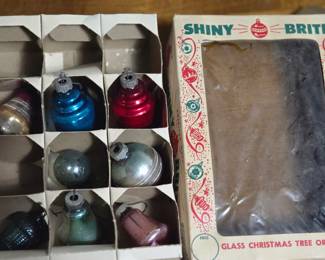 Shiny Bright glass ornaments