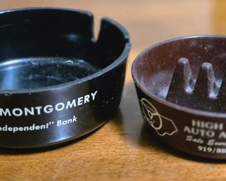 Advertising ash trays