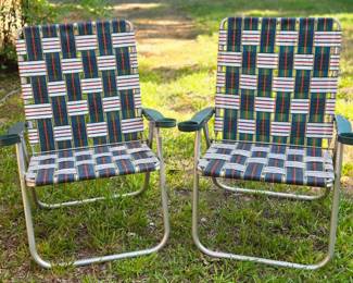 Aluminum web chairs