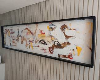 Mid century modern abstract from California artist