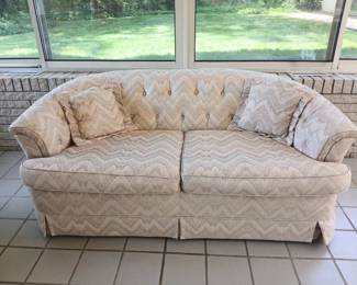 Missoni style couch from the 70's