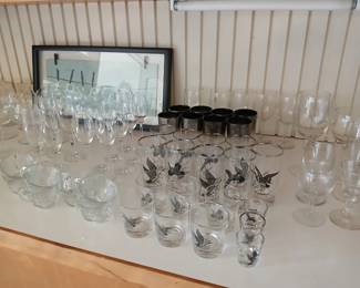 Lots of barware