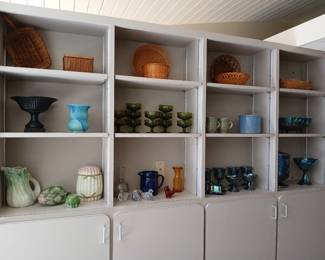 Misc pottery and glassware