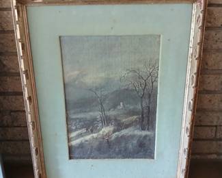 Small antique print