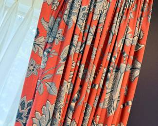 P Kaufman custom curtain panels