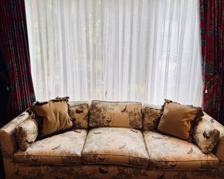 Jessica Charles Custom a upholstered sofa