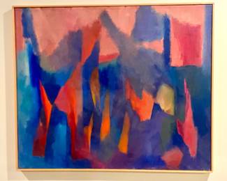 Unsigned oil on canvas