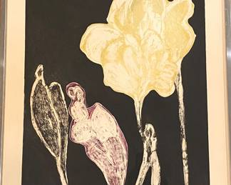 Harold Baumbach etching 1970