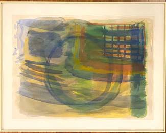 Harriet Korman watercolor on paper