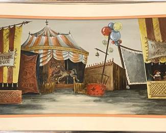 Unsigned watercolor