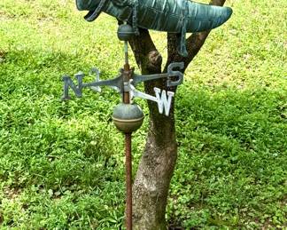 Vintage grasshopper weathervane