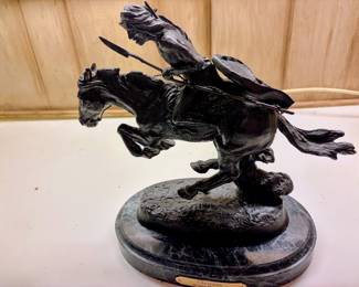Frederic Remington Bronze Cast Mid 20th Century "The Cheyenne"
