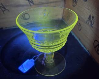 Uranium Fostoria glassware