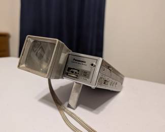 Vintage Panasonic Travelvision TT-1010P mini portable television from the early 1980's